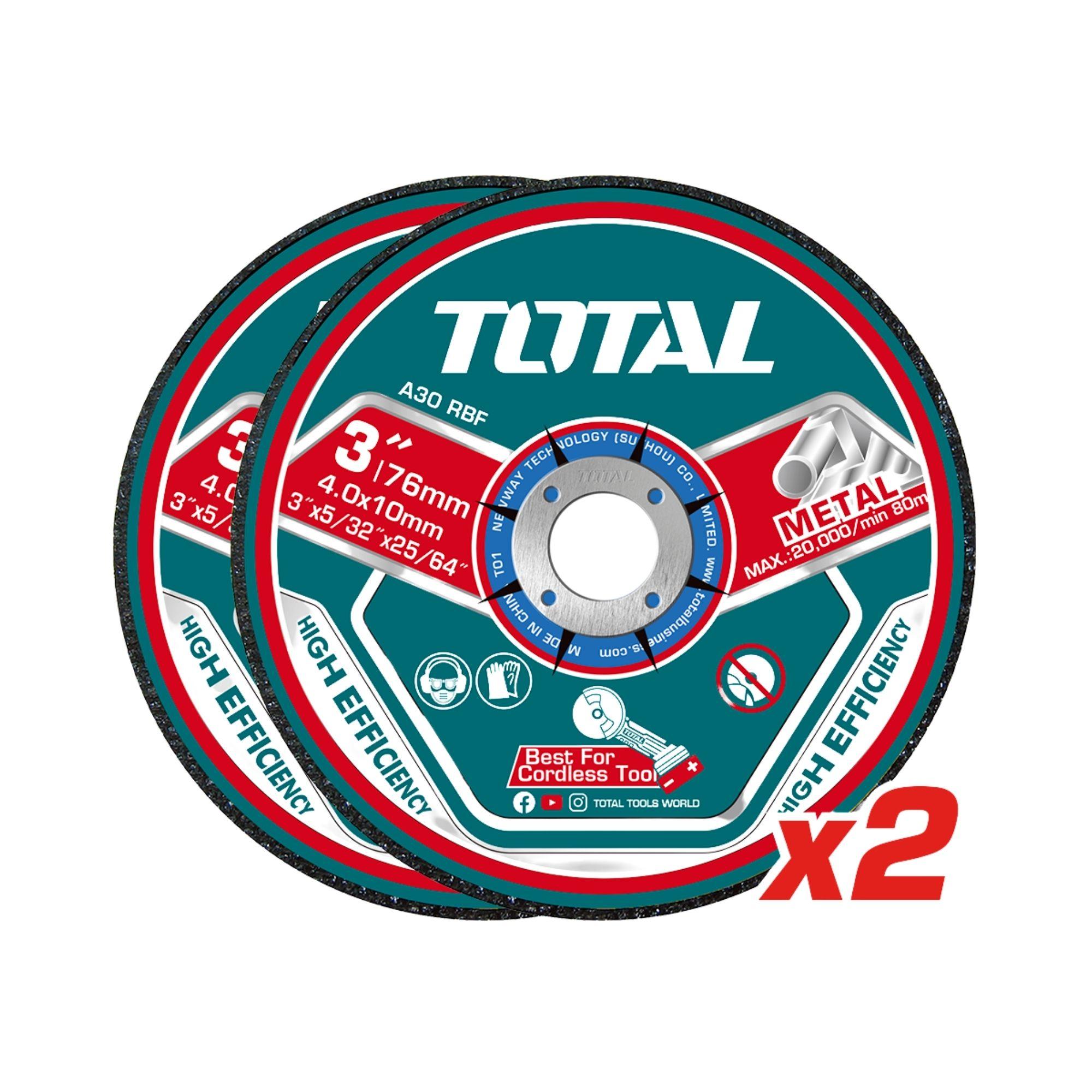 Juego Discos 5 Piezas Corte y Desbaste 3" Total-2