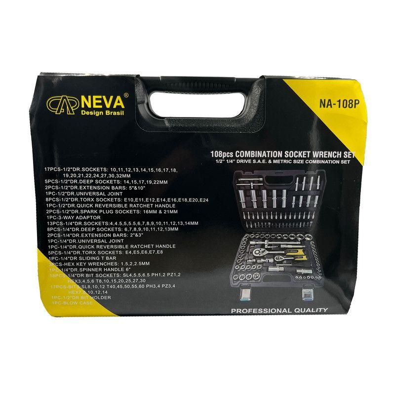 Juego de Dados herramientas de 108 Piezas Neva -4