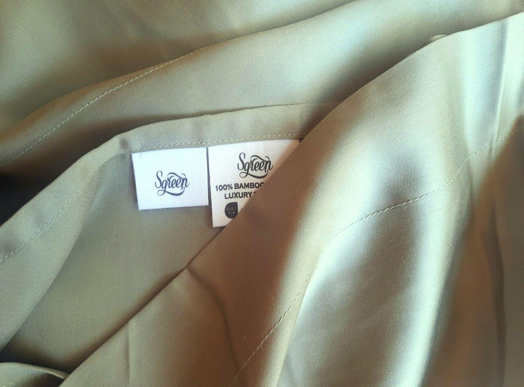Sabanas de Bambu 100% Lyocell. Verde Super King. 2 Fundas de Almohada-3