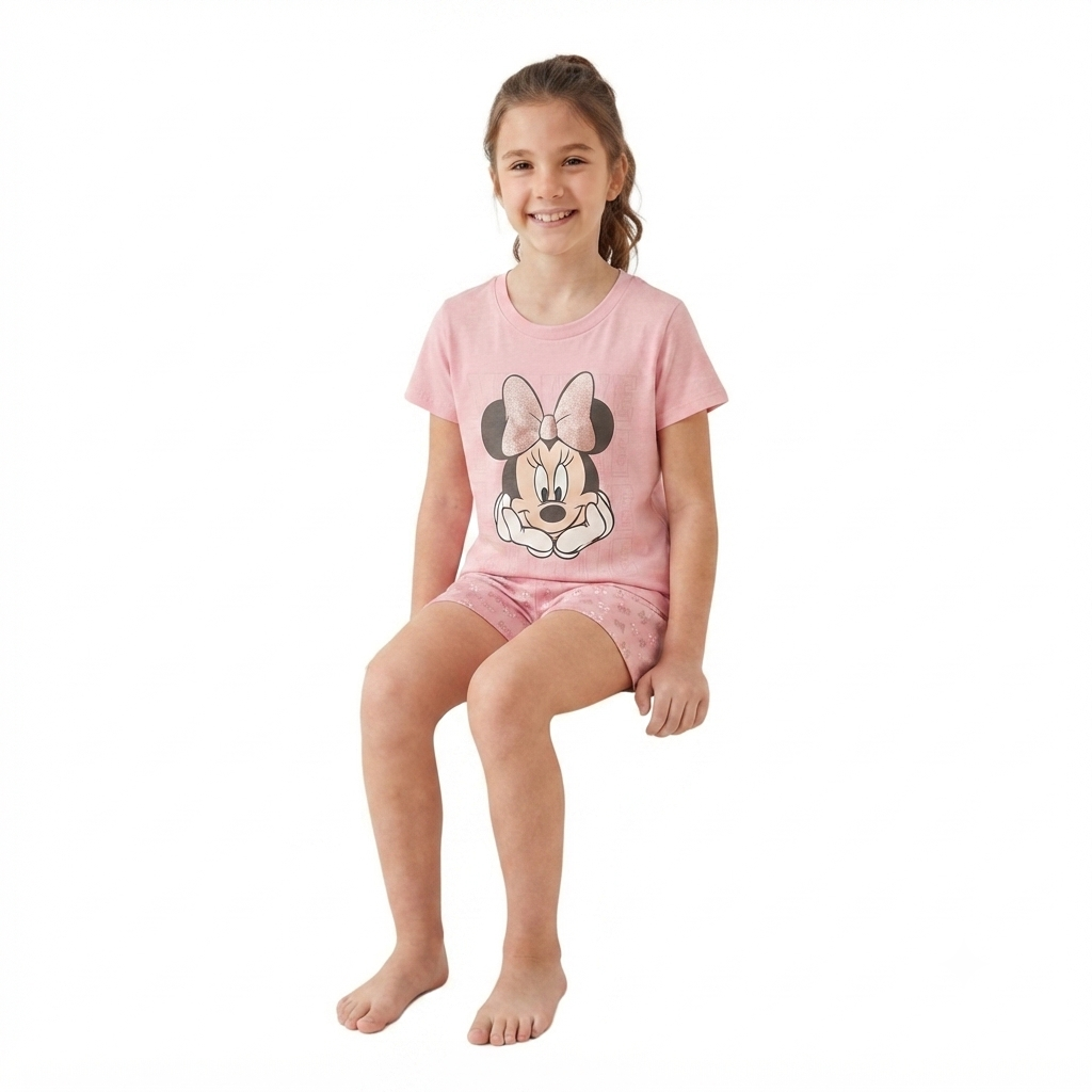 Pijama Cotton Niña Lady Genny Girls Aj-439 Manga Corta-2