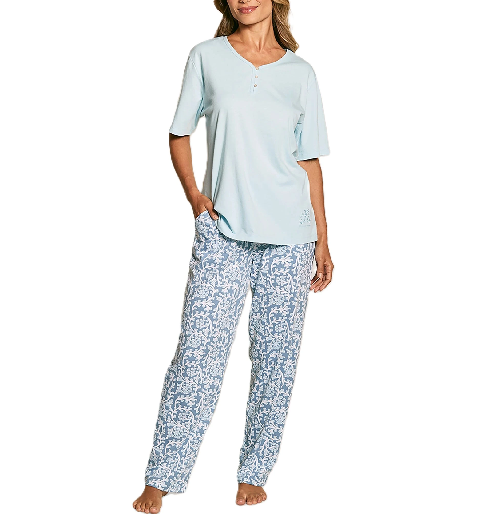 Pijama mujer lady genny j-943 cotton-0