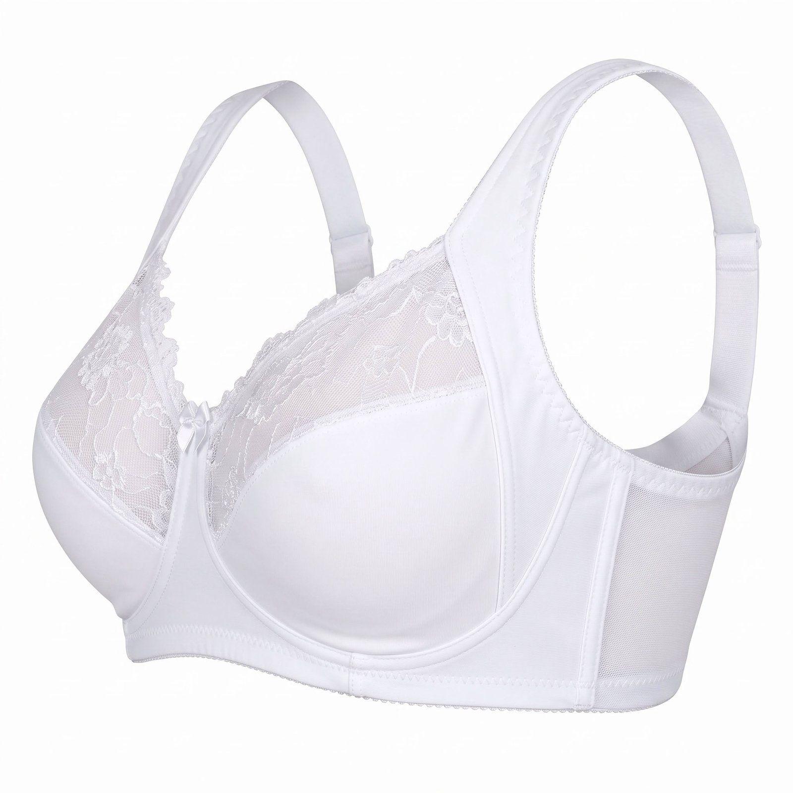 Sostén Microfibra Mujer Lady Genny S-729D Encaje Sin Arco-1