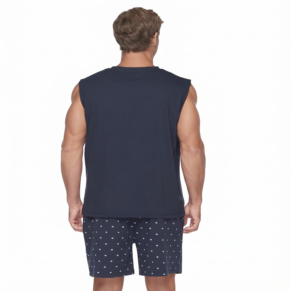 Pijama Cotton Hombre Rochester YM-263 Algodón-2