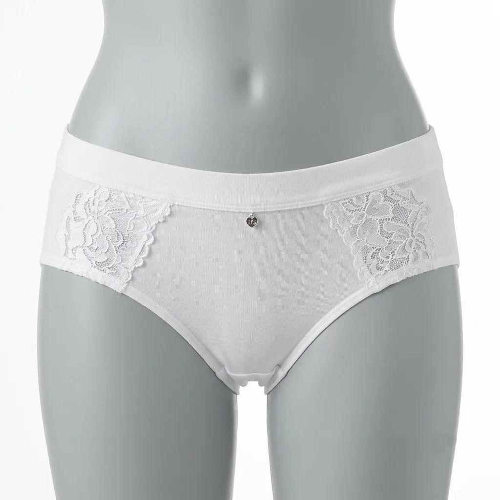 Pantaleta mujer lady genny C-325 algodón spandex melange-0
