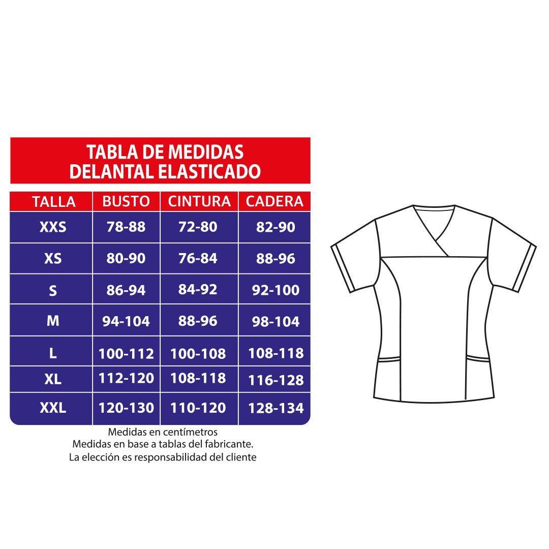 Delantal Clinico Mujer Ripholia Rip-101-1 Tela Elasticada-2