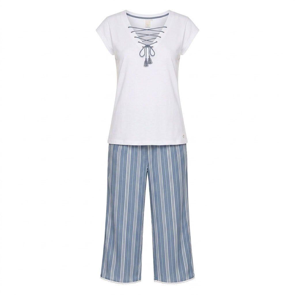 pijama mujer lady genny j-805 cotton & viscosa-0