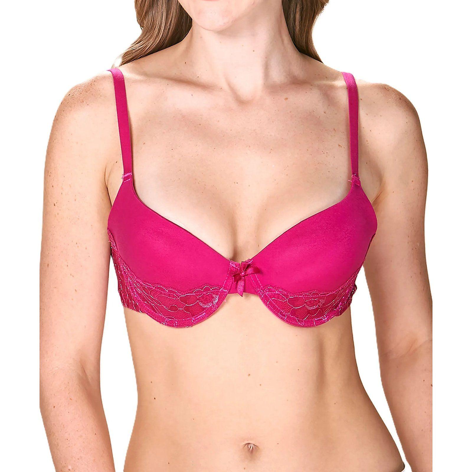 Sostén Microfibra Mujer Lady Genny S-297B Encaje Soft-0