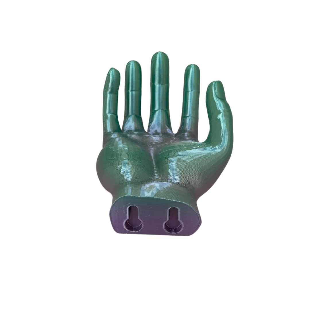 Porta papel higiénico decorativo Mano 3D-1