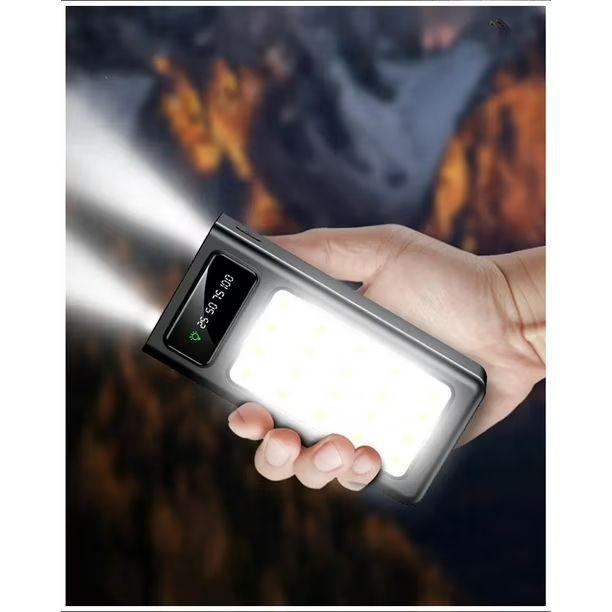 Cargador Portátil 20000mAh con Linterna LED para Emergencias y Camping-2