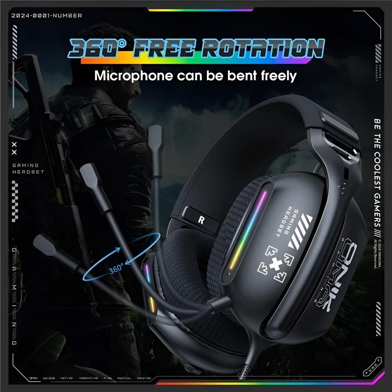 Audífonos Periféricos Gamer Onikuma X12 RGB-4