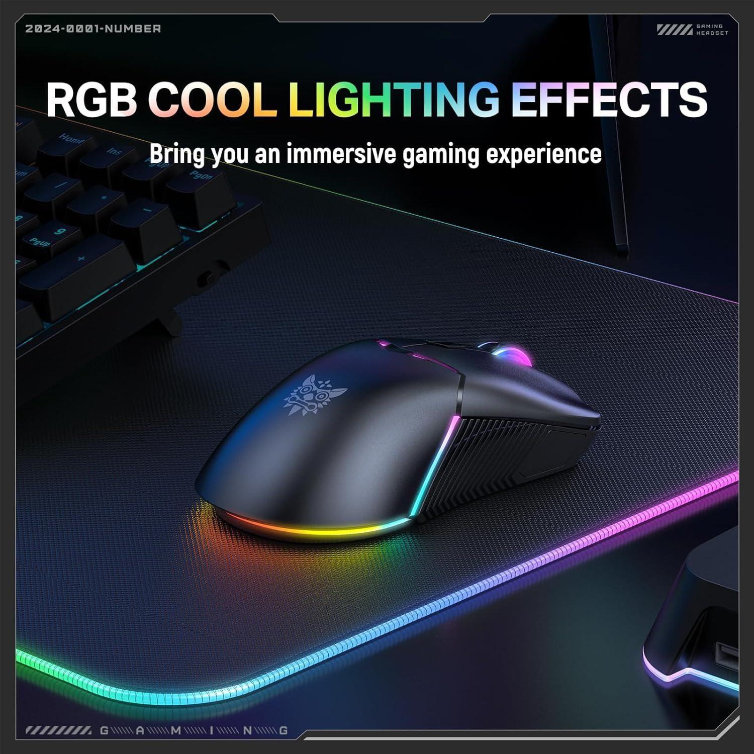 Mouse Gamer Inalámbrico Tri Mode Onikuma CW928-3