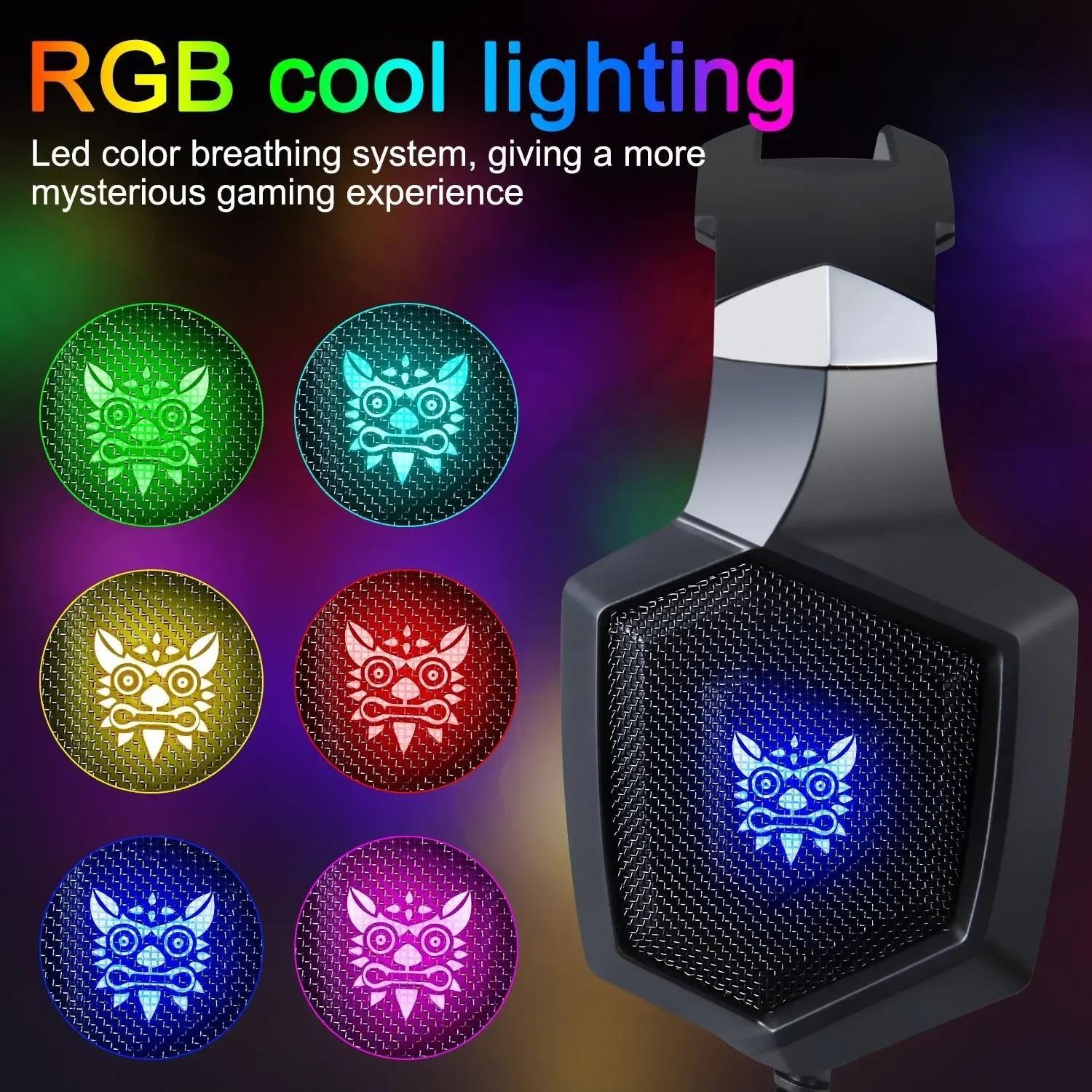 Audífonos Periféricos Gamer Onikuma K8 RGB-4
