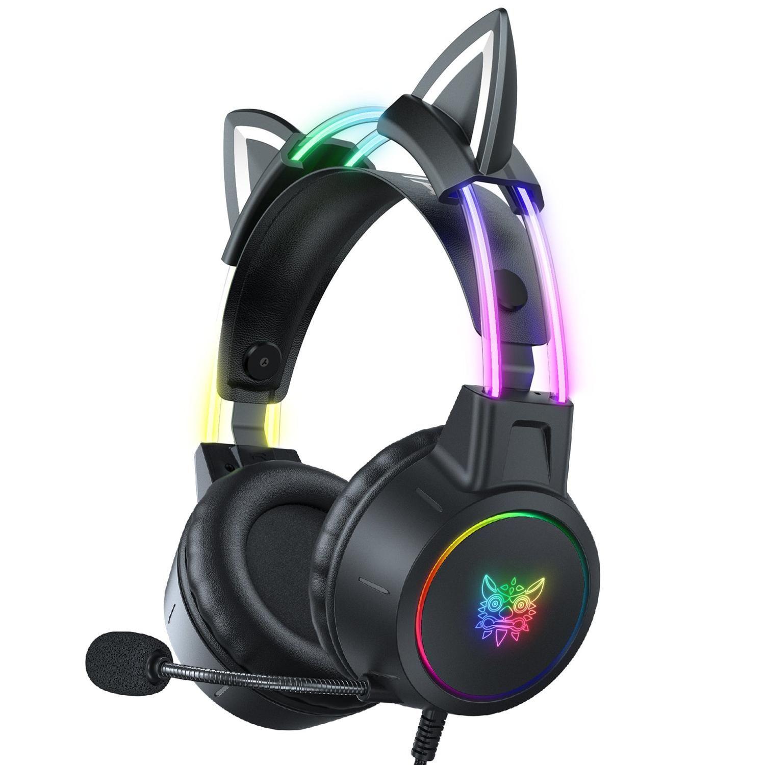 Audífonos Periféricos Gamer Onikuma X15 Pro Cat Ear Edition-1