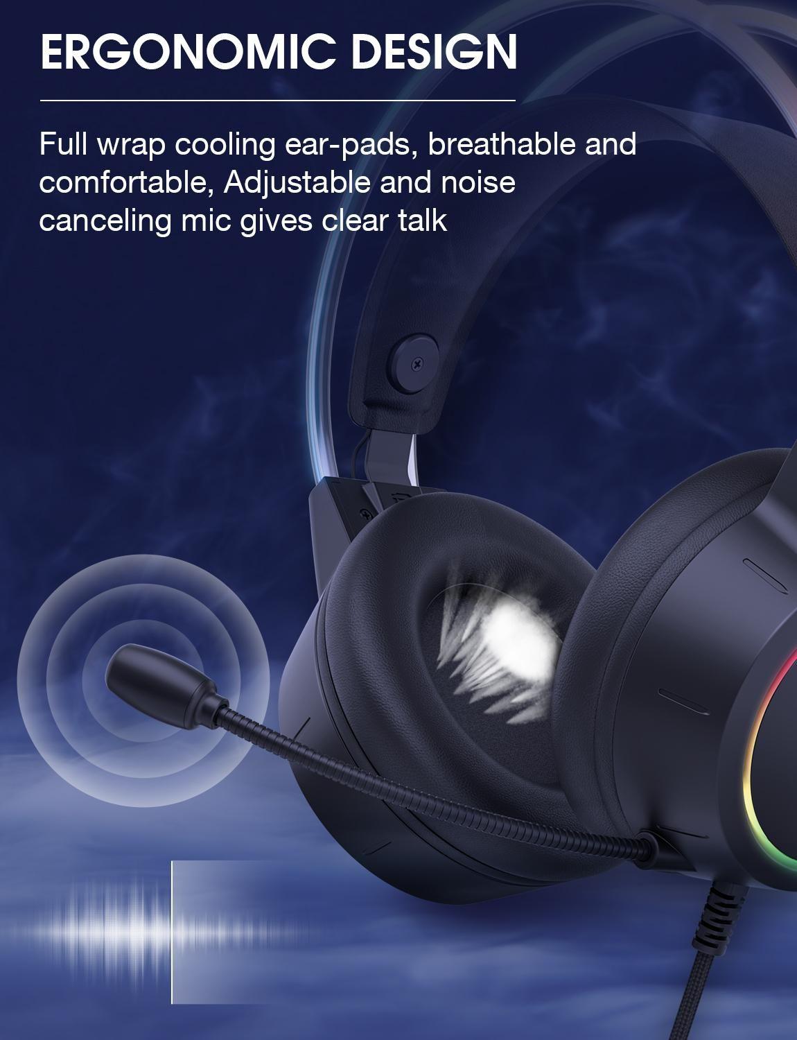 Audífonos Periféricos Gamer Onikuma X15 Pro RGB-4