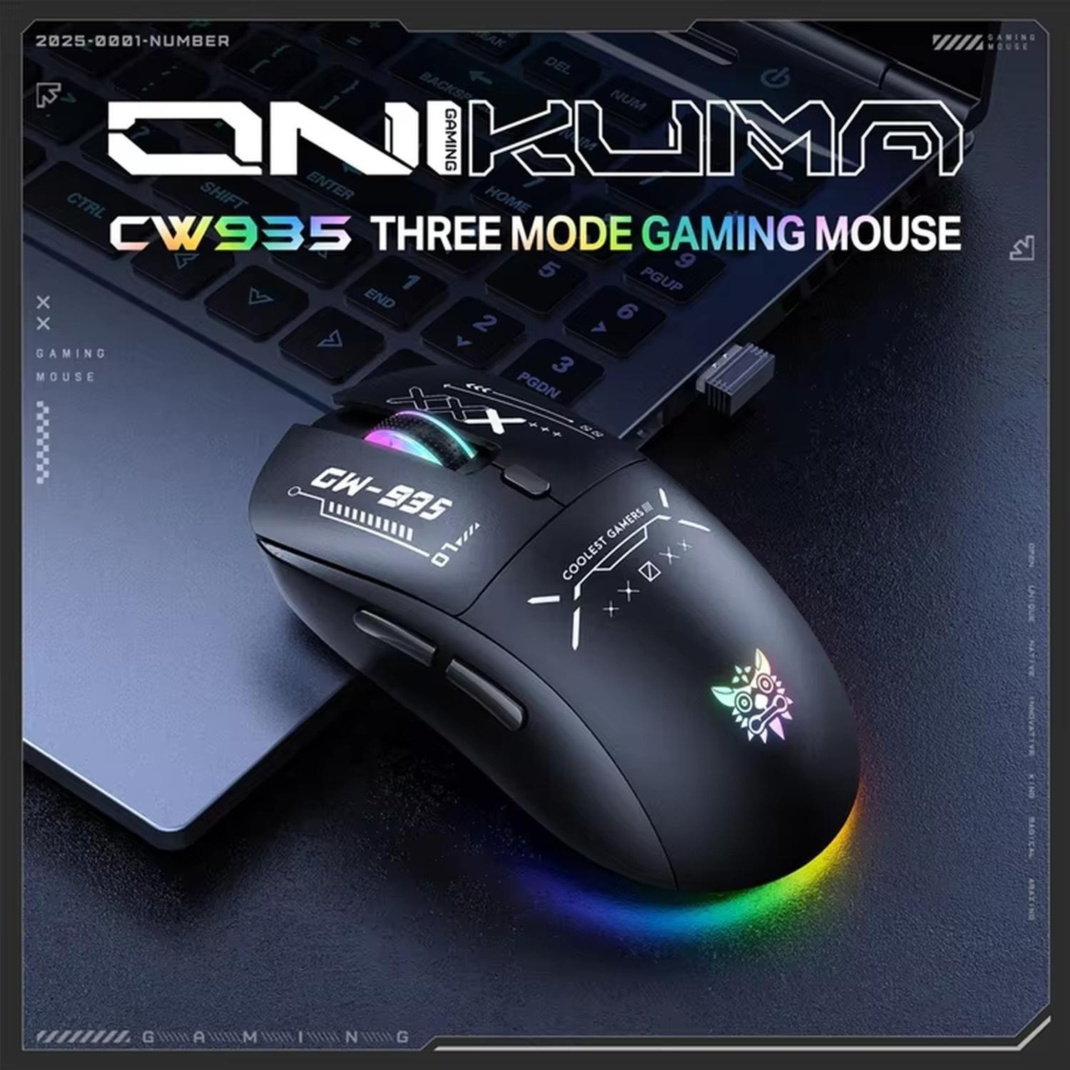 Mouse Gamer Inalámbrico Tri Mode Onikuma CW935-4