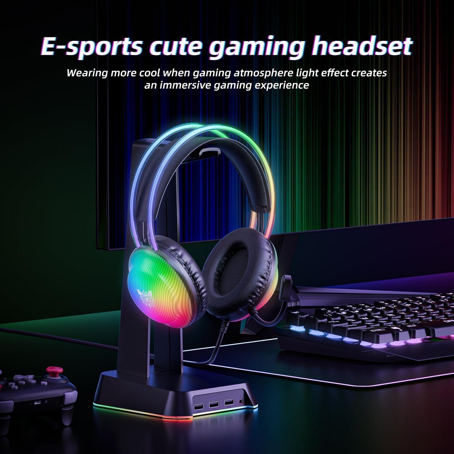 Audífonos Periféricos Gamer Onikuma X29 RGB-6