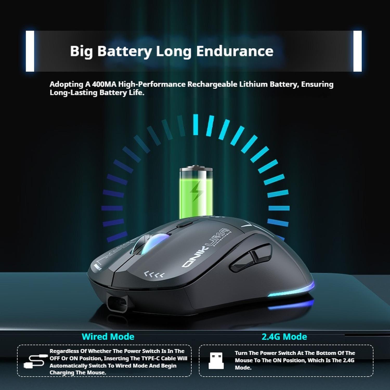 Mouse Gamer Inalámbrico Onikuma CW917-5