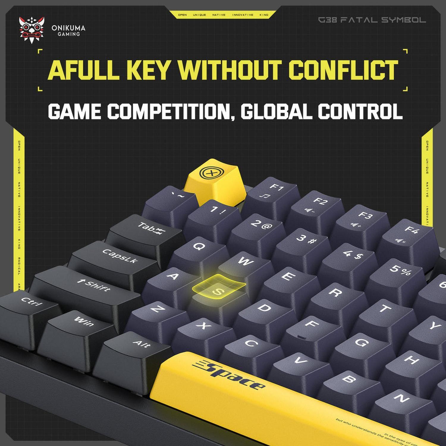 Teclado Gamer Onikuma Mecánico G38 RGB-2