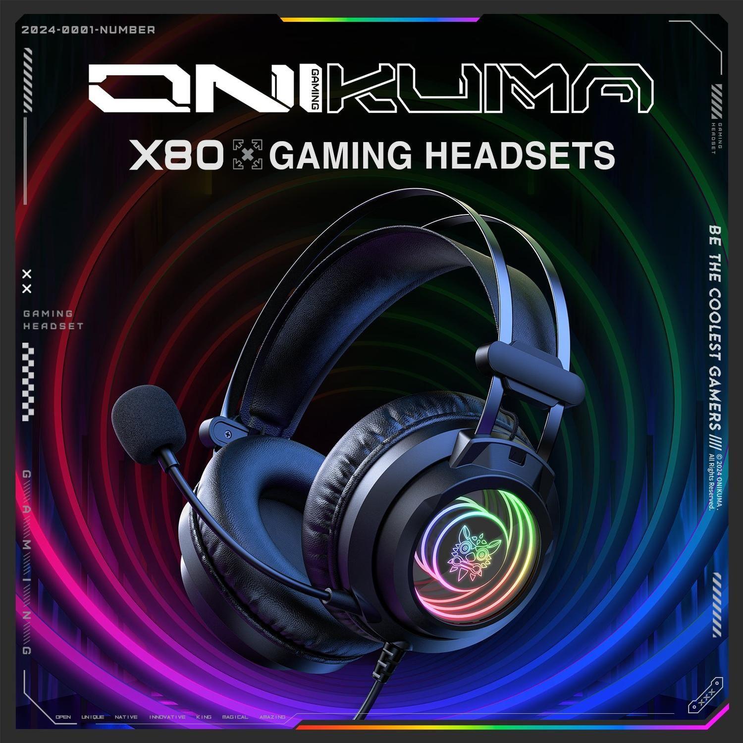 Audífonos Periféricos Gamer Onikuma X80-5