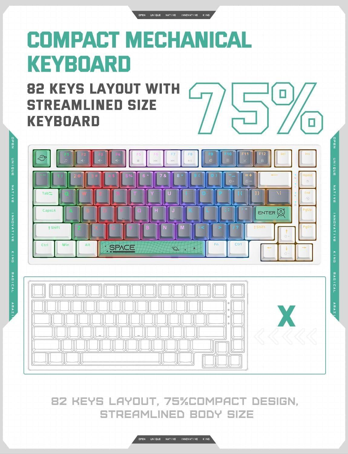Teclado Gamer Onikuma Mecánico G52 RGB-3