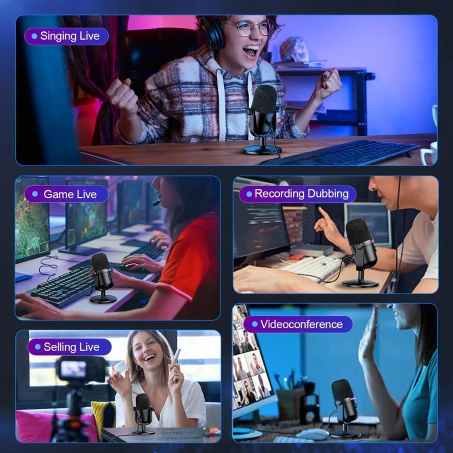 Micrófono Gamer Onikuma M-830-3