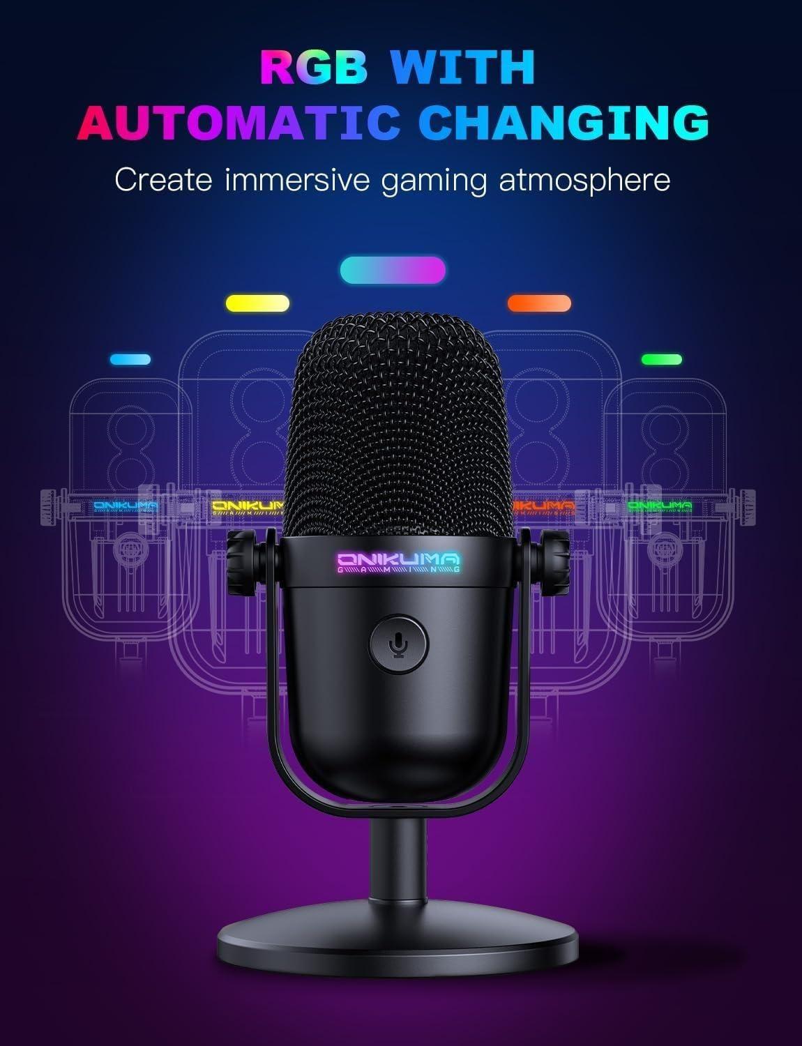 Micrófono Gamer Onikuma M-830-4