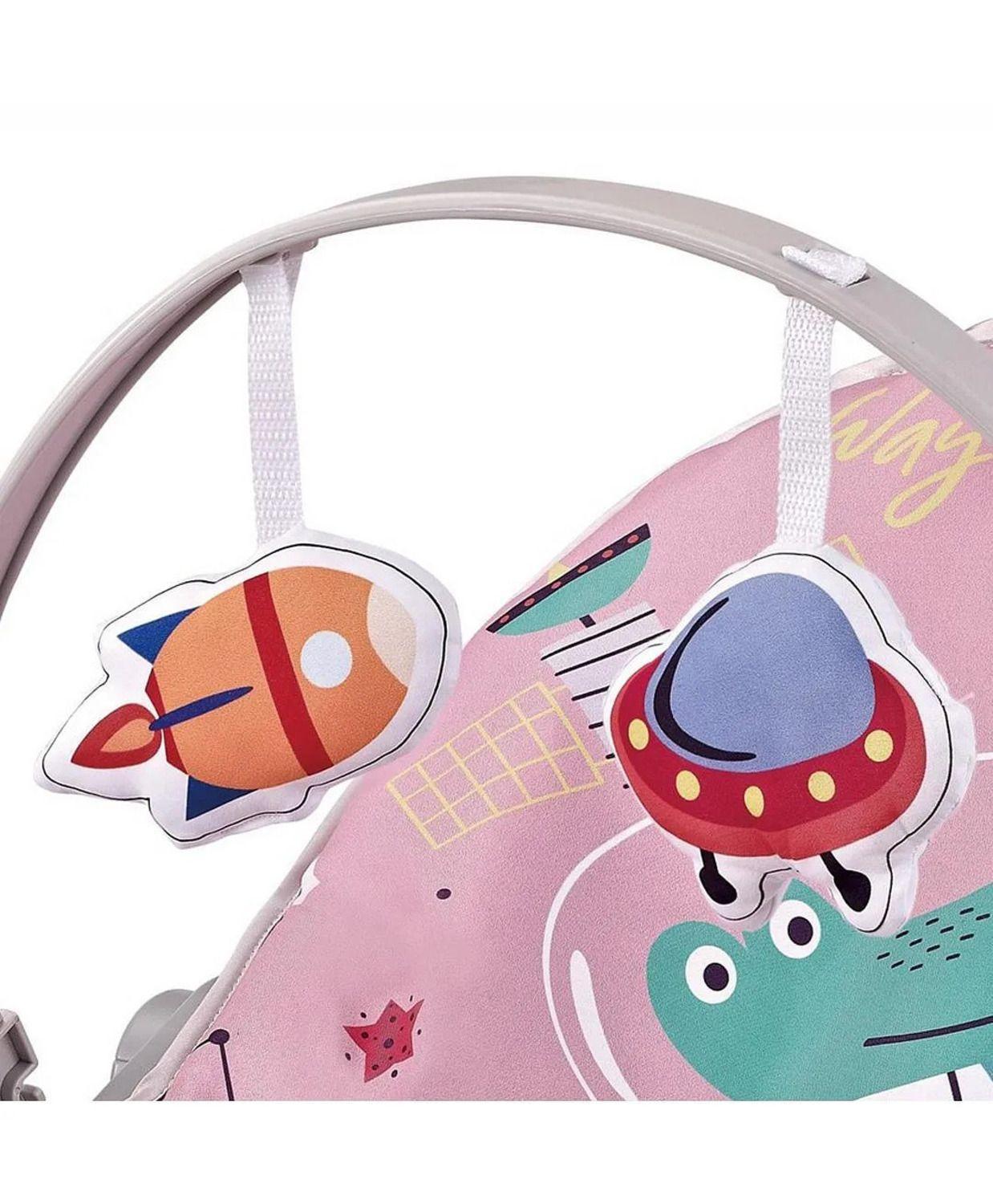 Silla Nido Bouncer Dino Pink-6