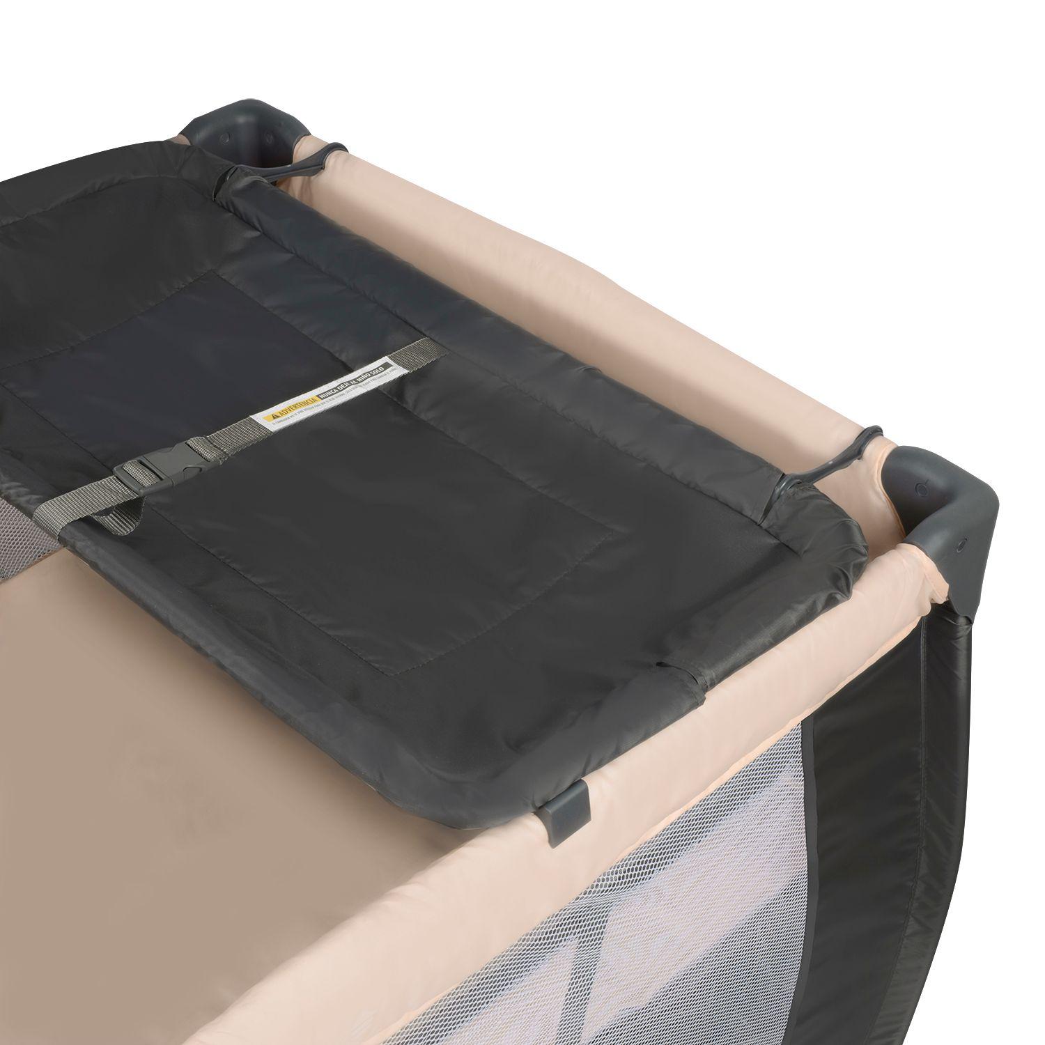 Cuna Playard Lyra Beige + Colchón de Viaje Plegable-6