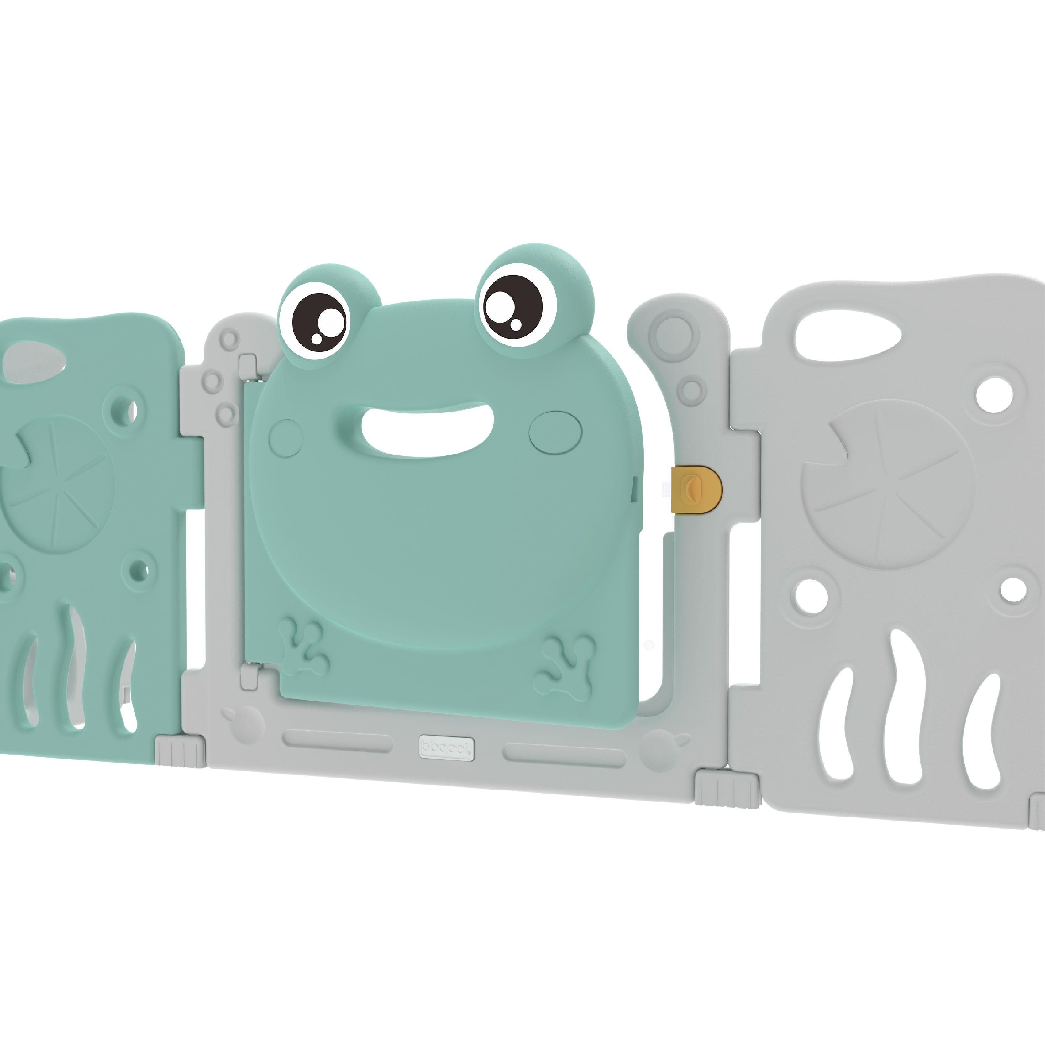 Corral Didáctico de Juegos Frog Verde Menta-3