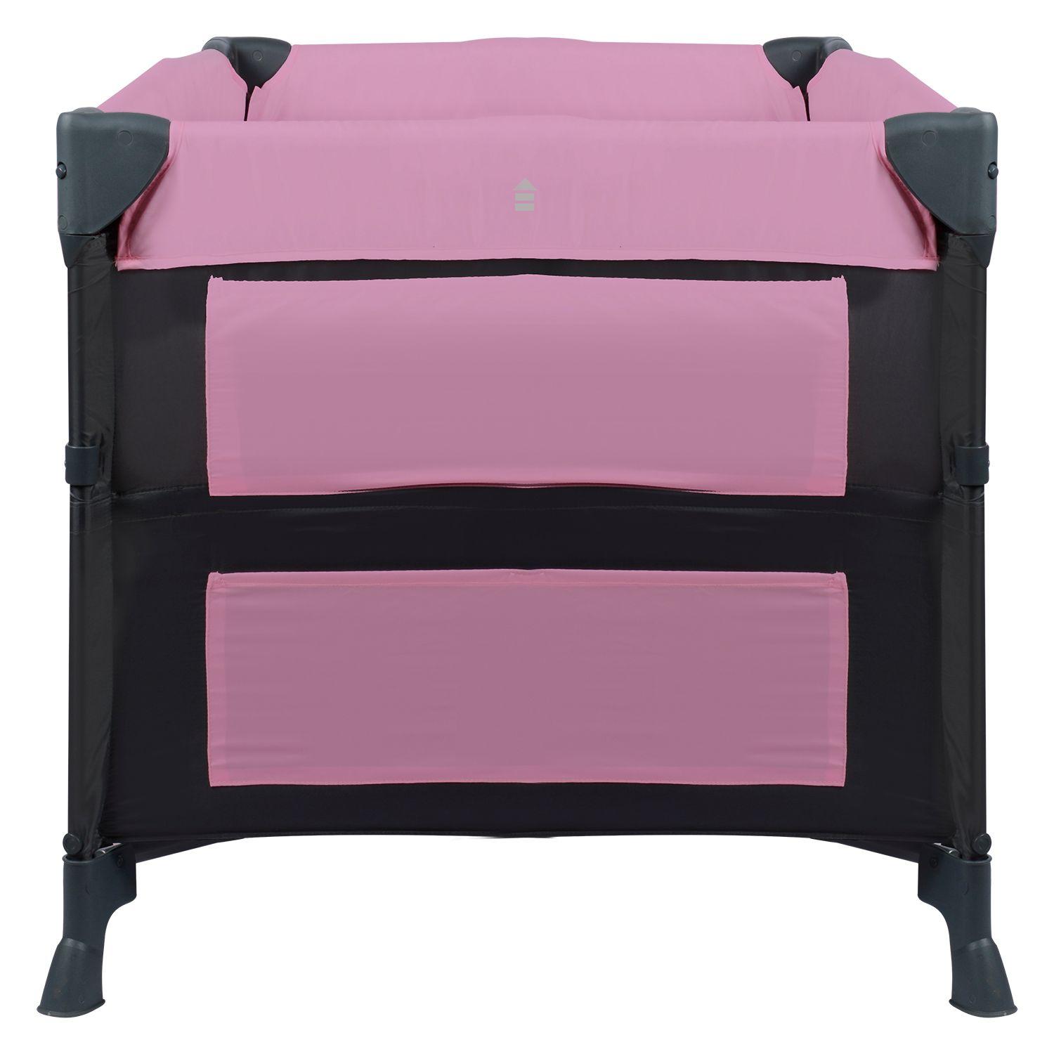 Cuna Playard Colecho Ara Pink + Colchón de Espuma-6
