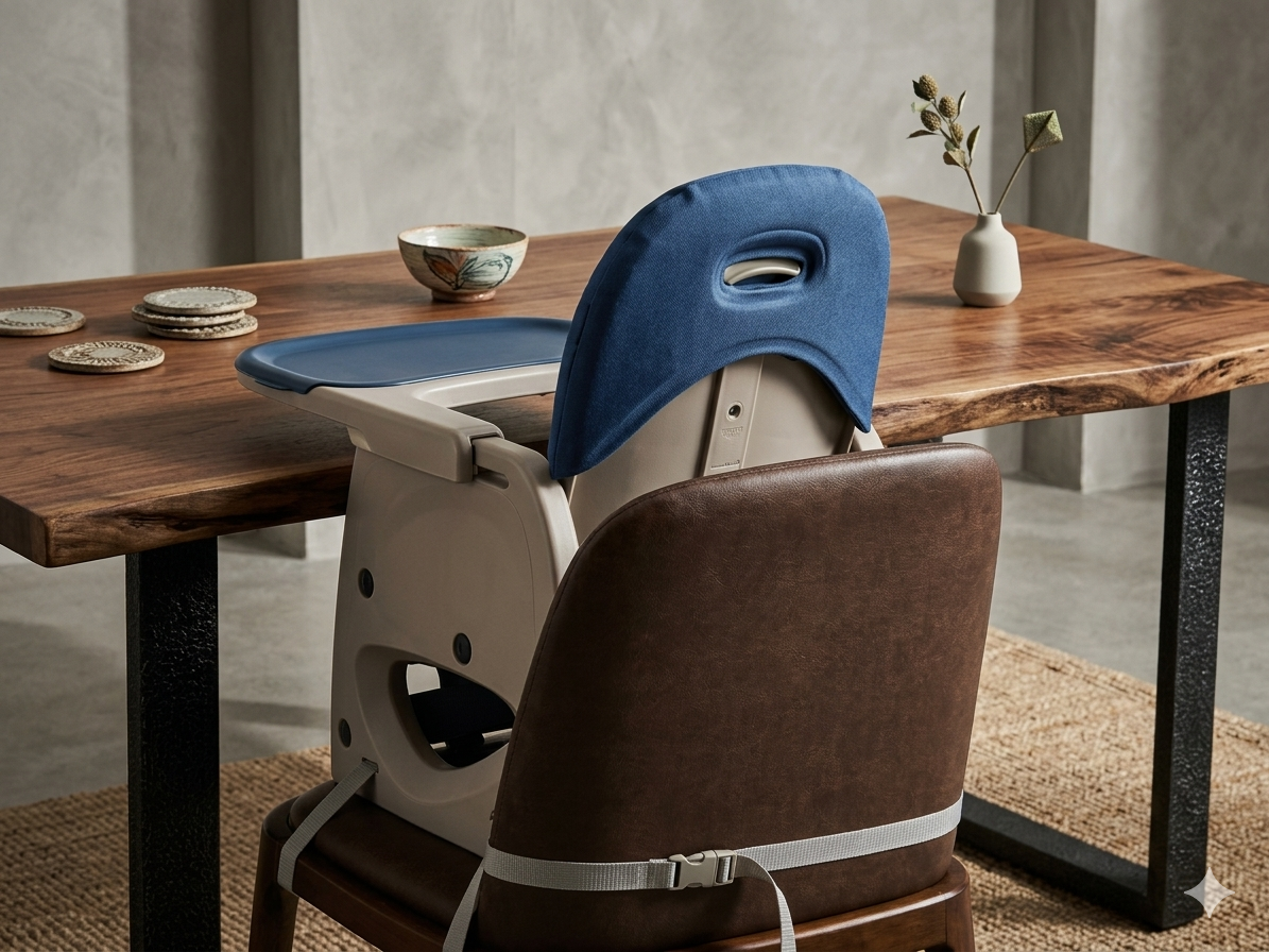 Silla de Comer Escritorio Foodzy 4-in-1 Rosado-9