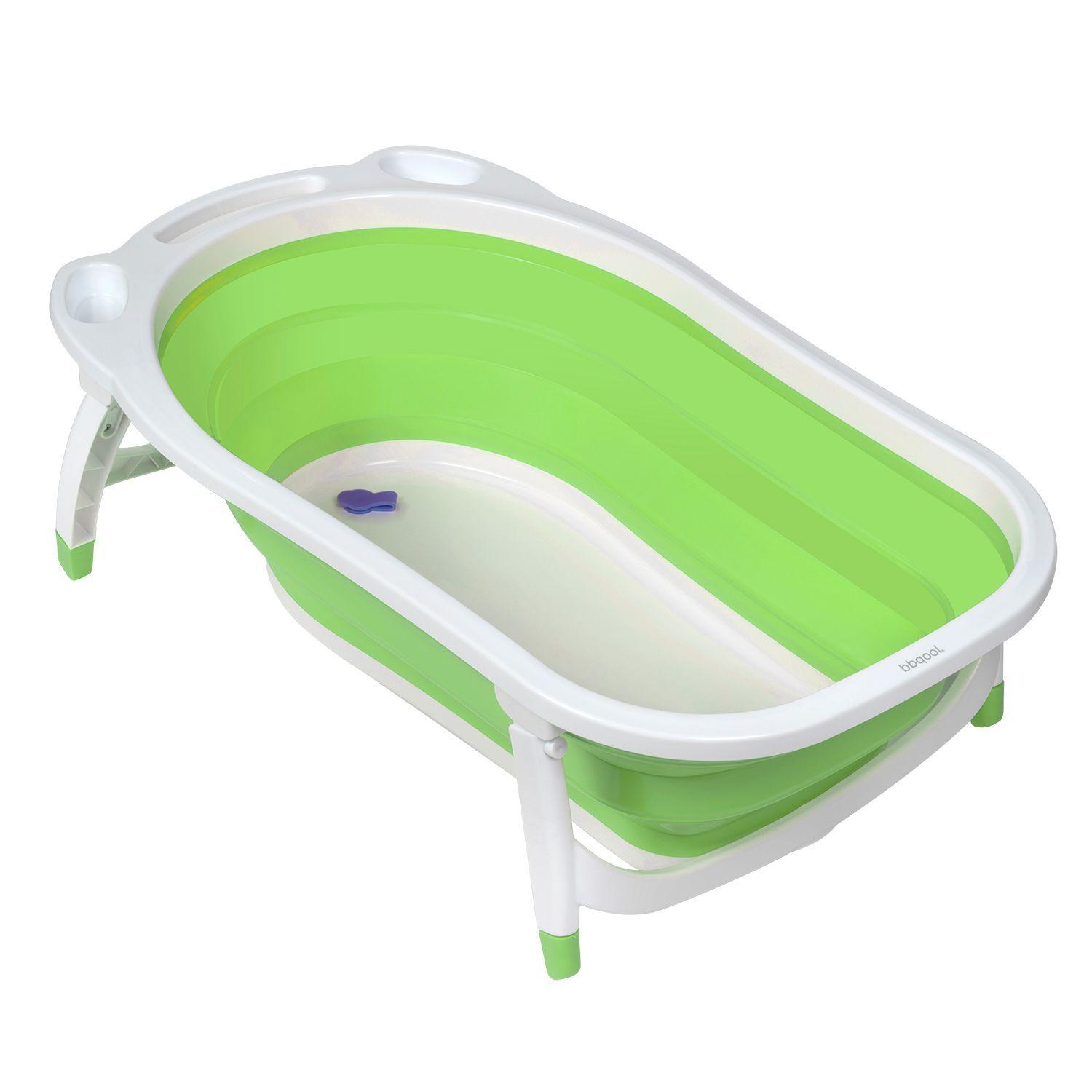 Bañera Plegable Splash Green + Hamaca-1