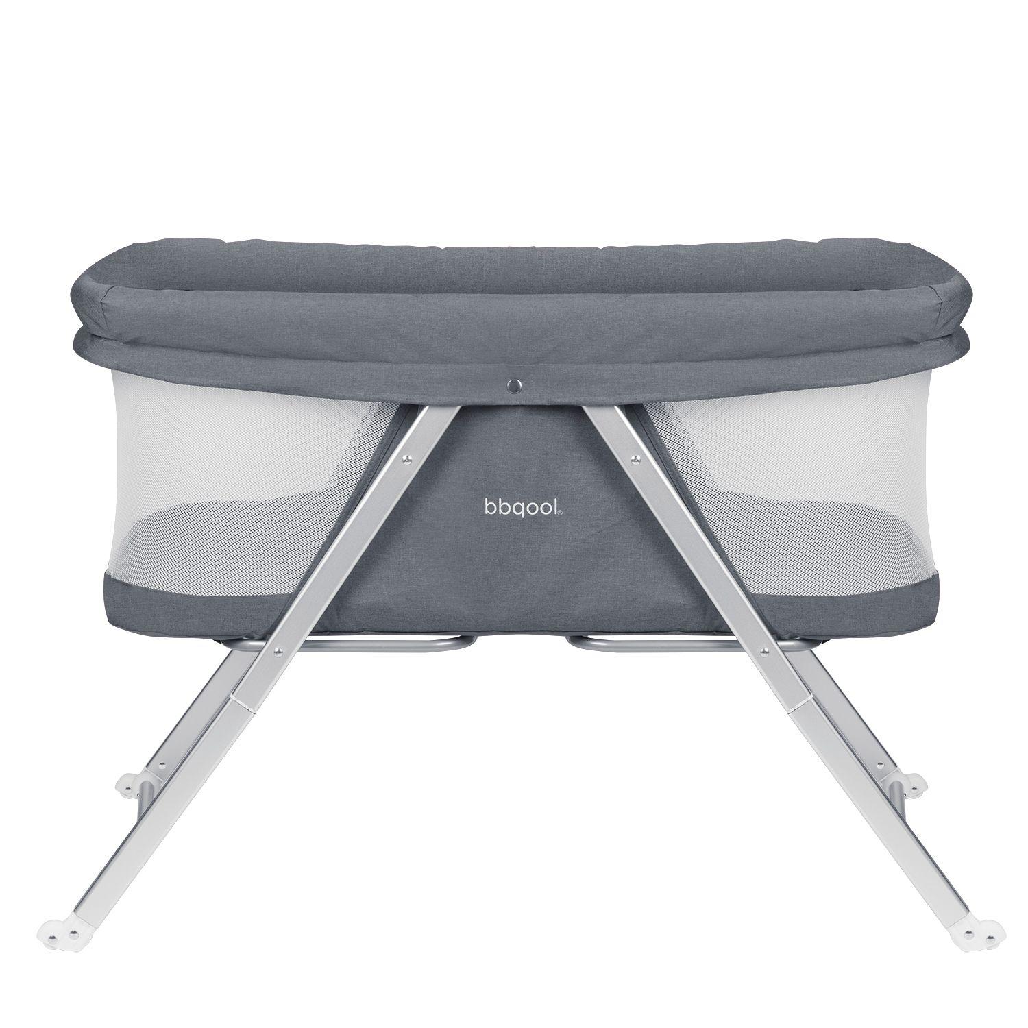 Cuna Moisés Portátil Dreams Grey + Colchón-2