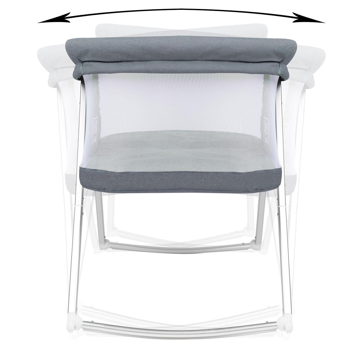 Cuna Moisés Portátil Dreams Grey + Colchón-3