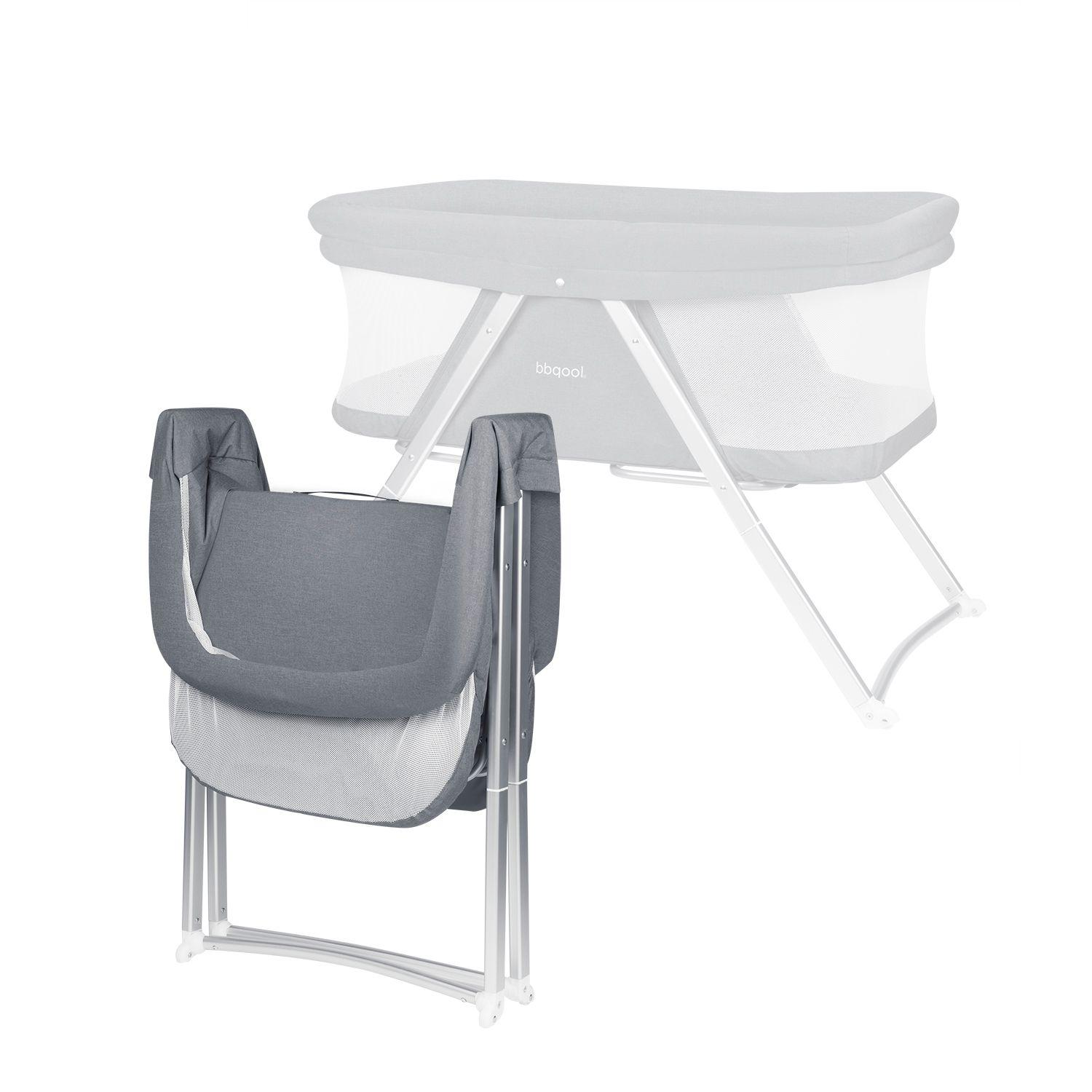 Cuna Moisés Portátil Dreams Grey + Colchón-6