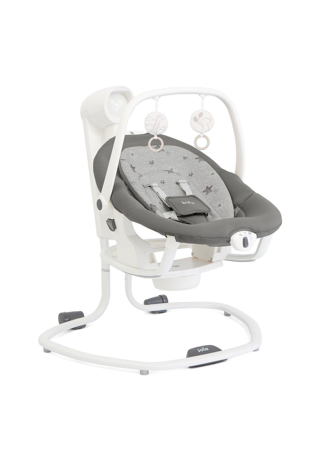 Silla Nido Mecedora Serina 2in1 Cosmo Gris-0