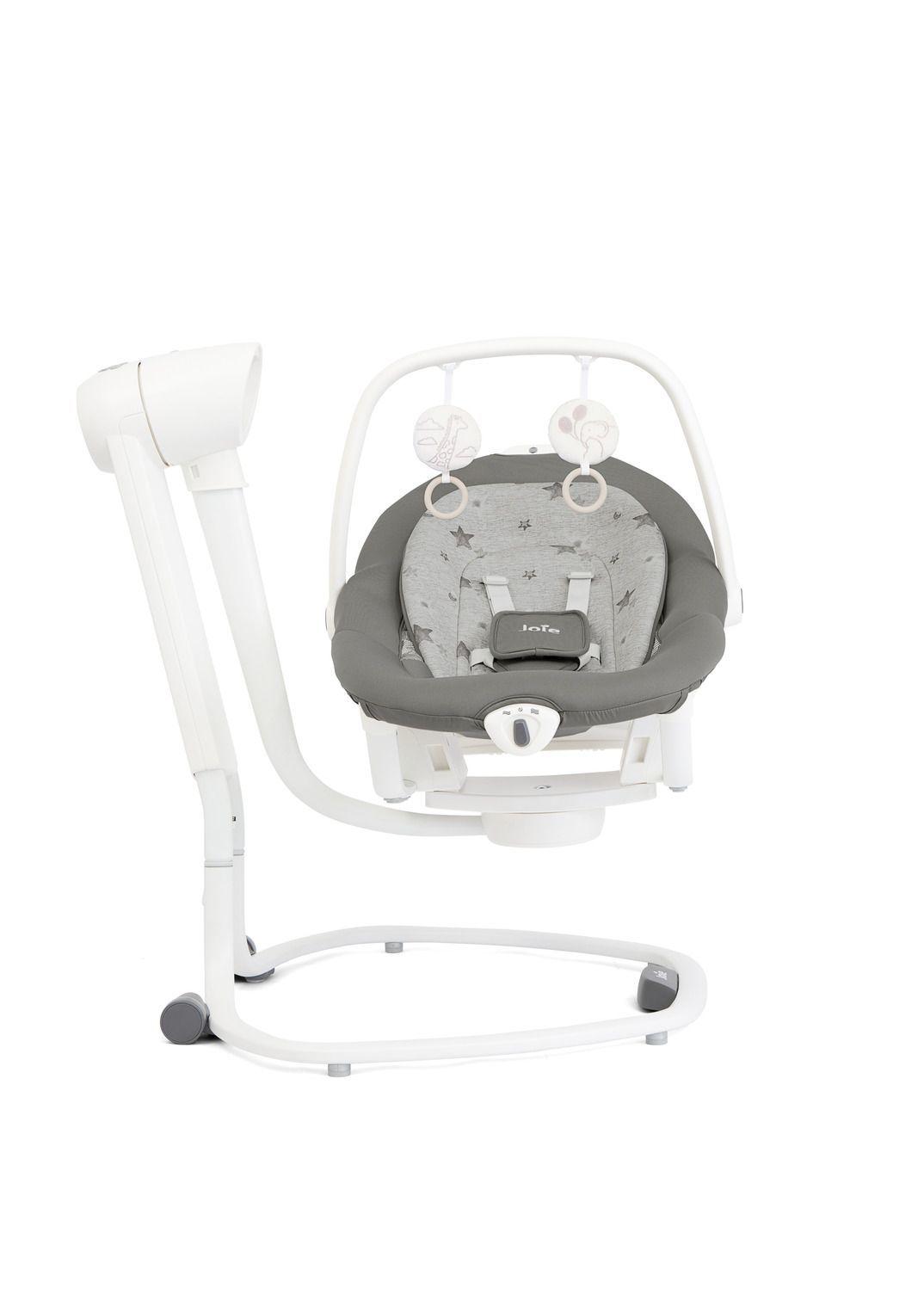 Silla Nido Mecedora Serina 2in1 Cosmo Gris-3