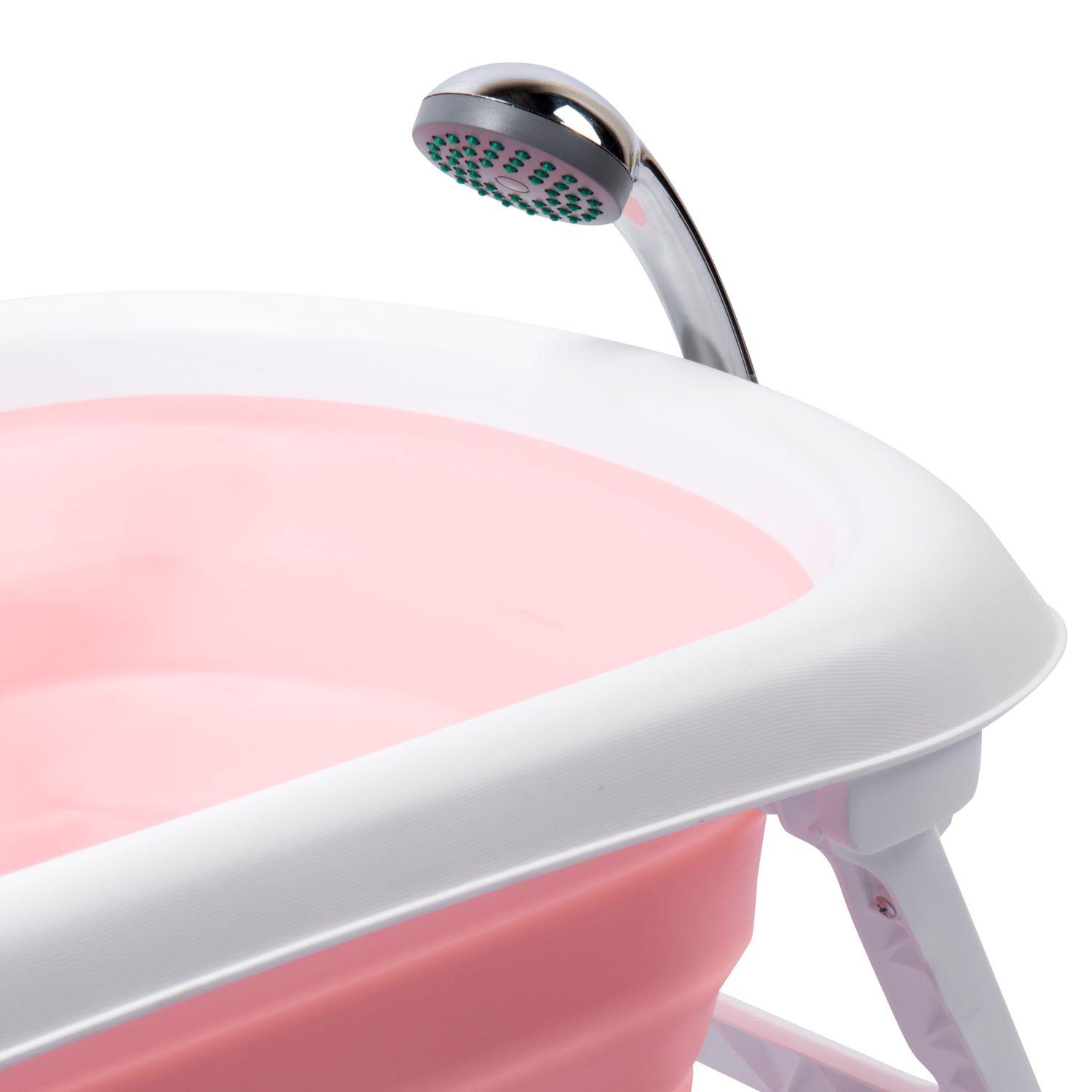 Bañera Plegable Splashy Pink + Soporte Ergonómico-5