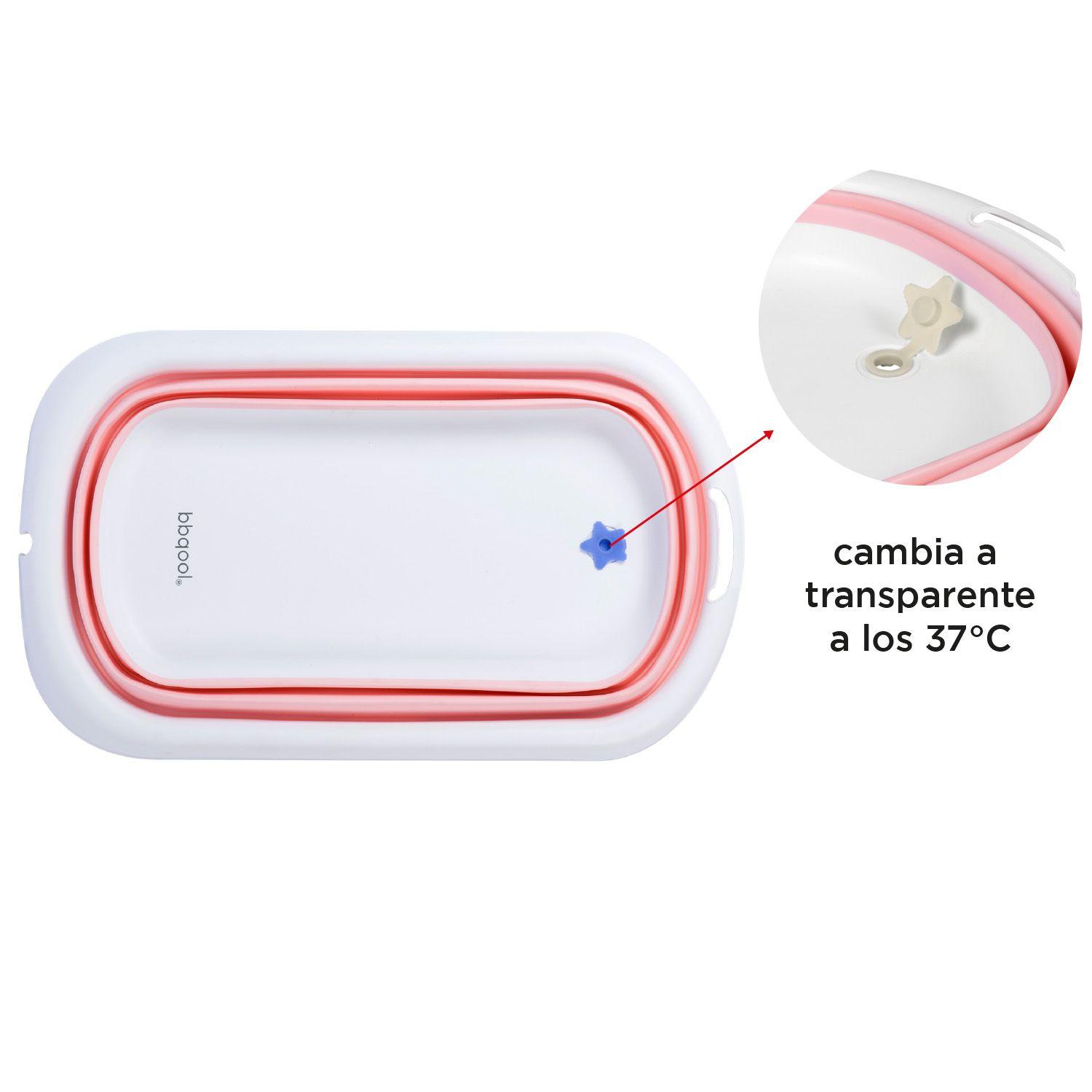 Bañera Plegable Splashy Pink + Soporte Ergonómico-8