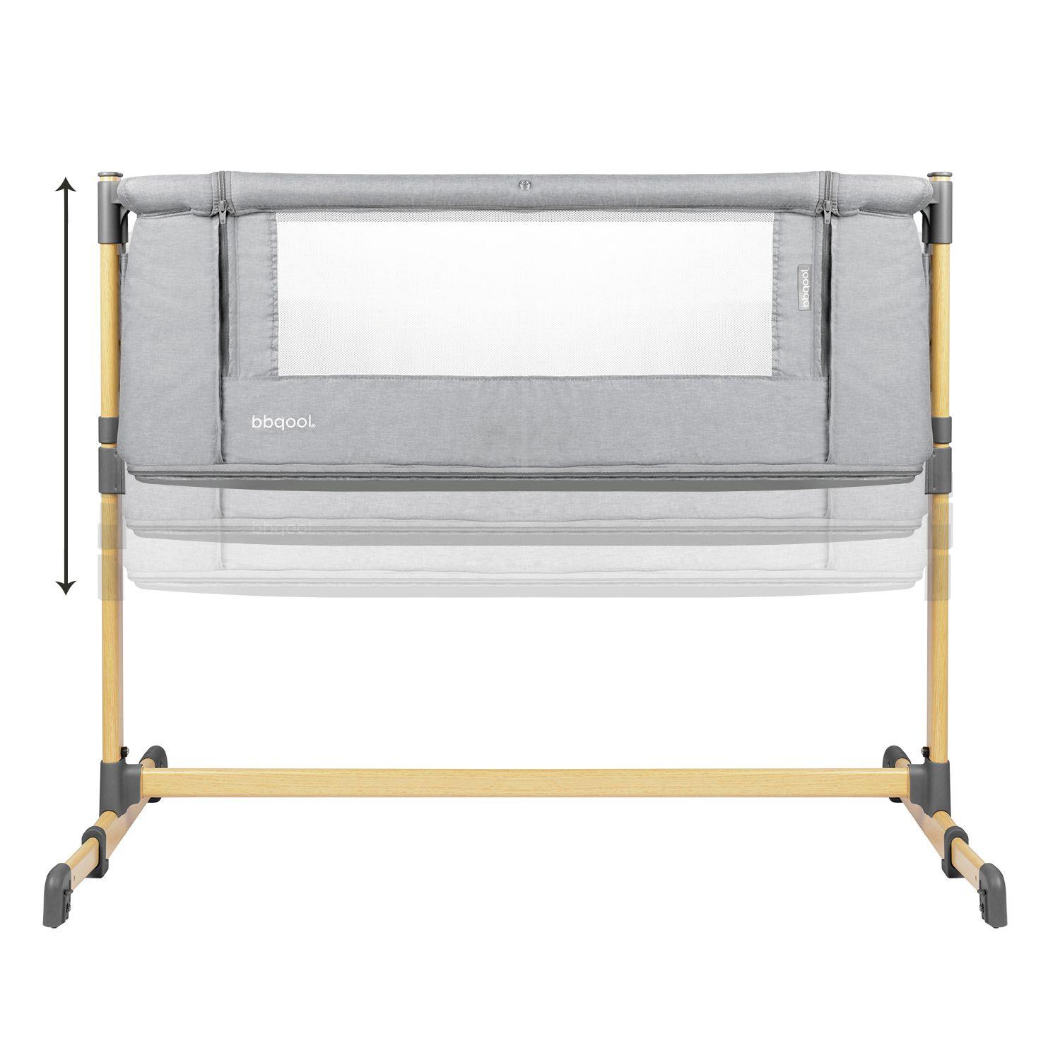 Cuna Colecho Aura Gris-5