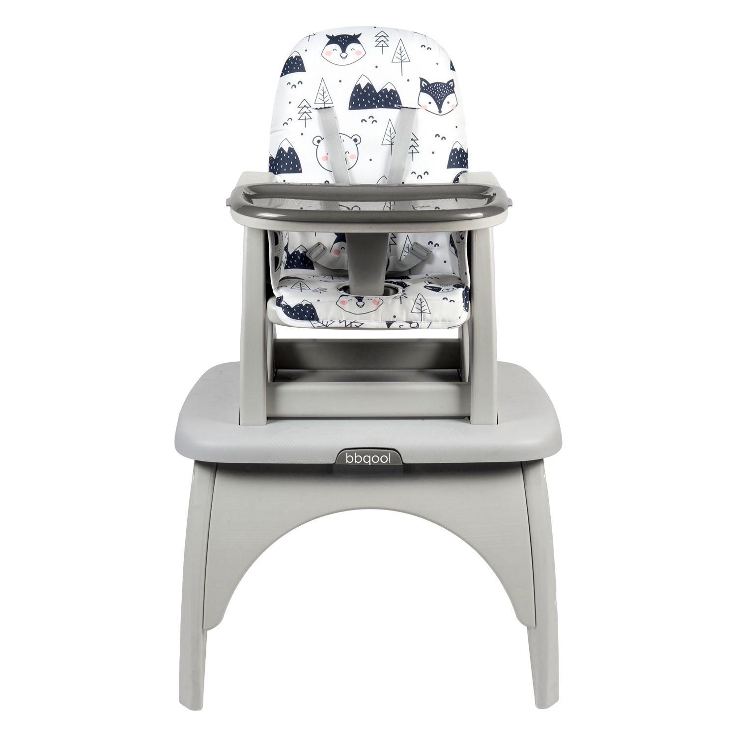 Silla de Comer Escritorio Foodzy 4-in-1 Grey-2