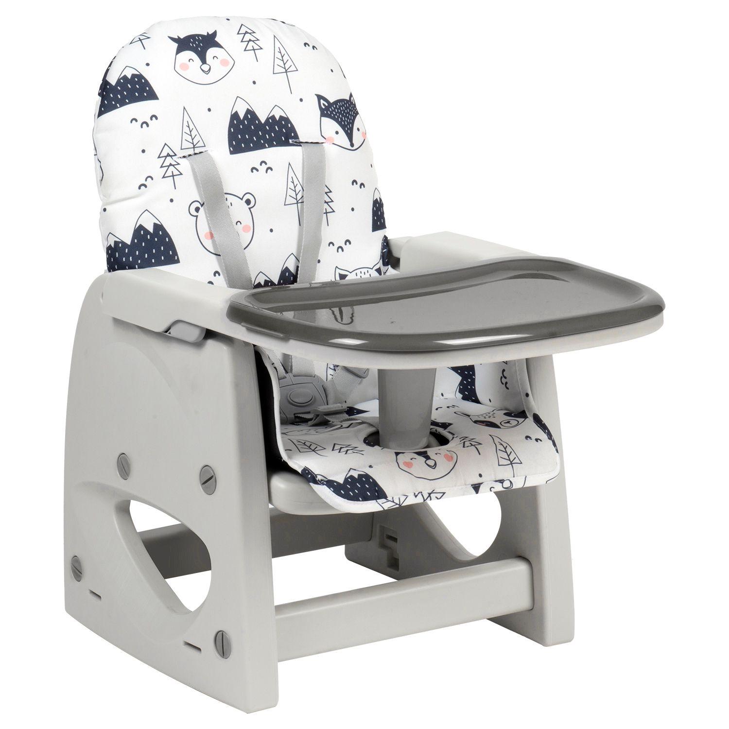 Silla de Comer Escritorio Foodzy 4-in-1 Grey-6