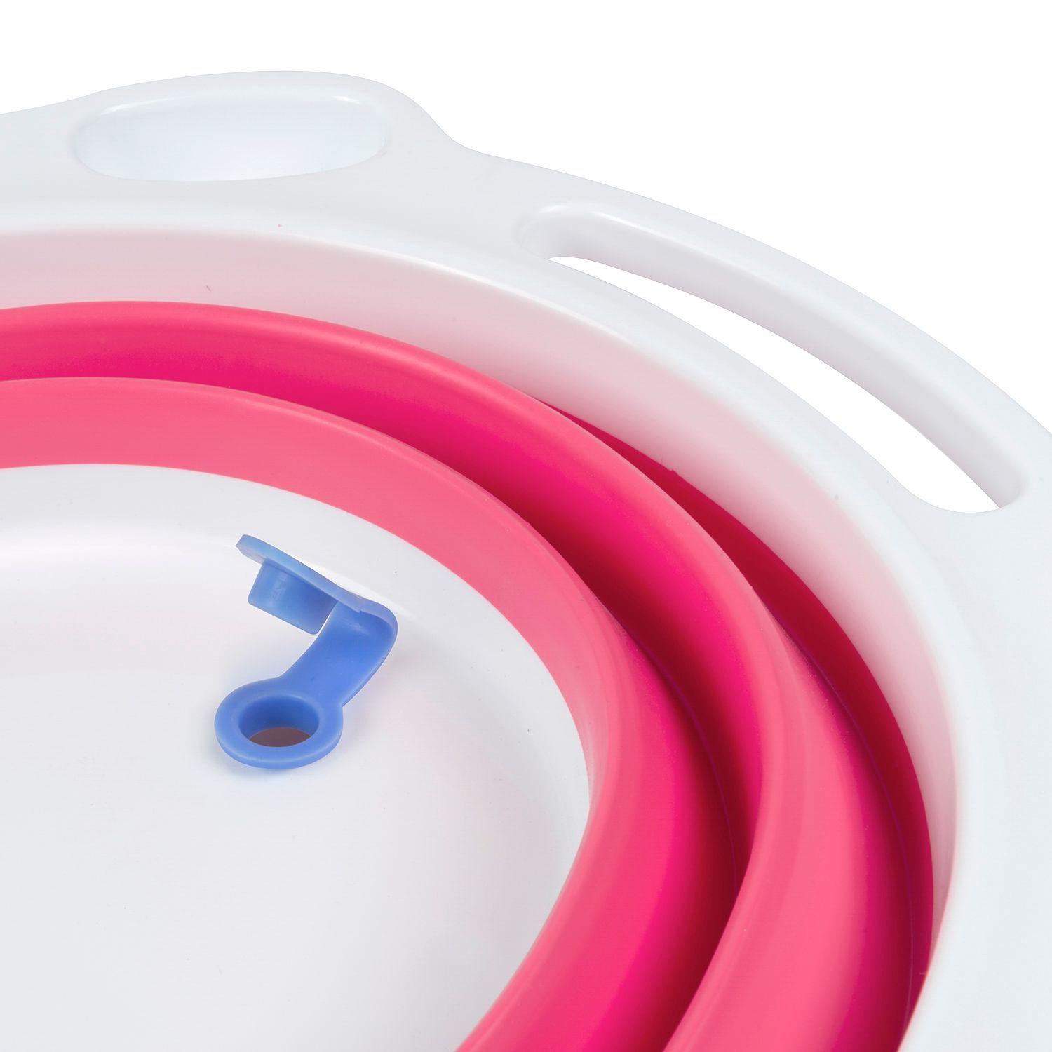 Bañera Plegable Splash Pink + Hamaca-3