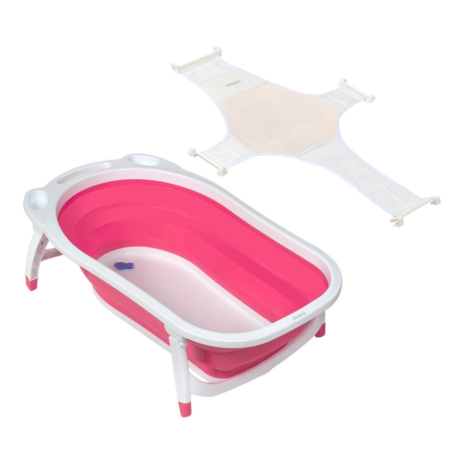 Bañera Plegable Splash Pink + Hamaca-0