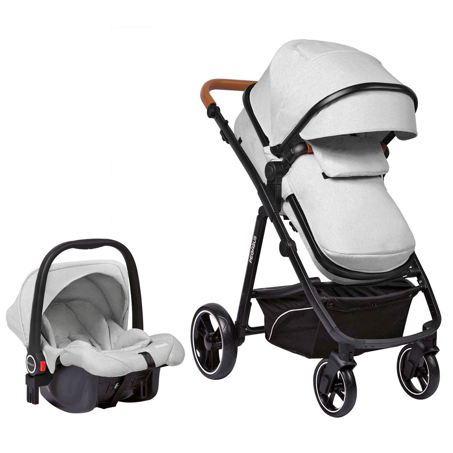 Coche Travel System Pegasus Grey-0