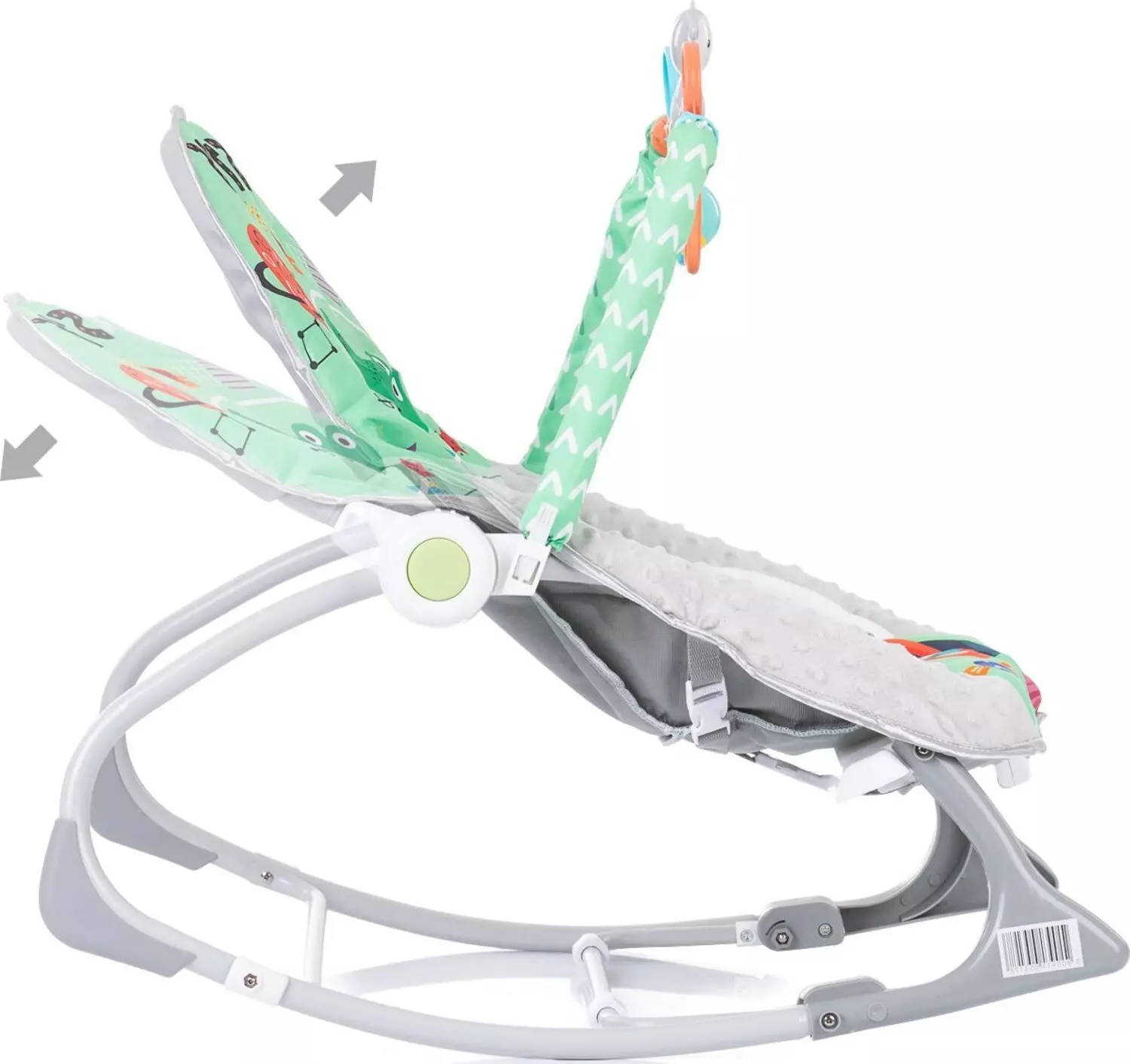 Silla Nido Mecedora Rocker Dino Verde-3