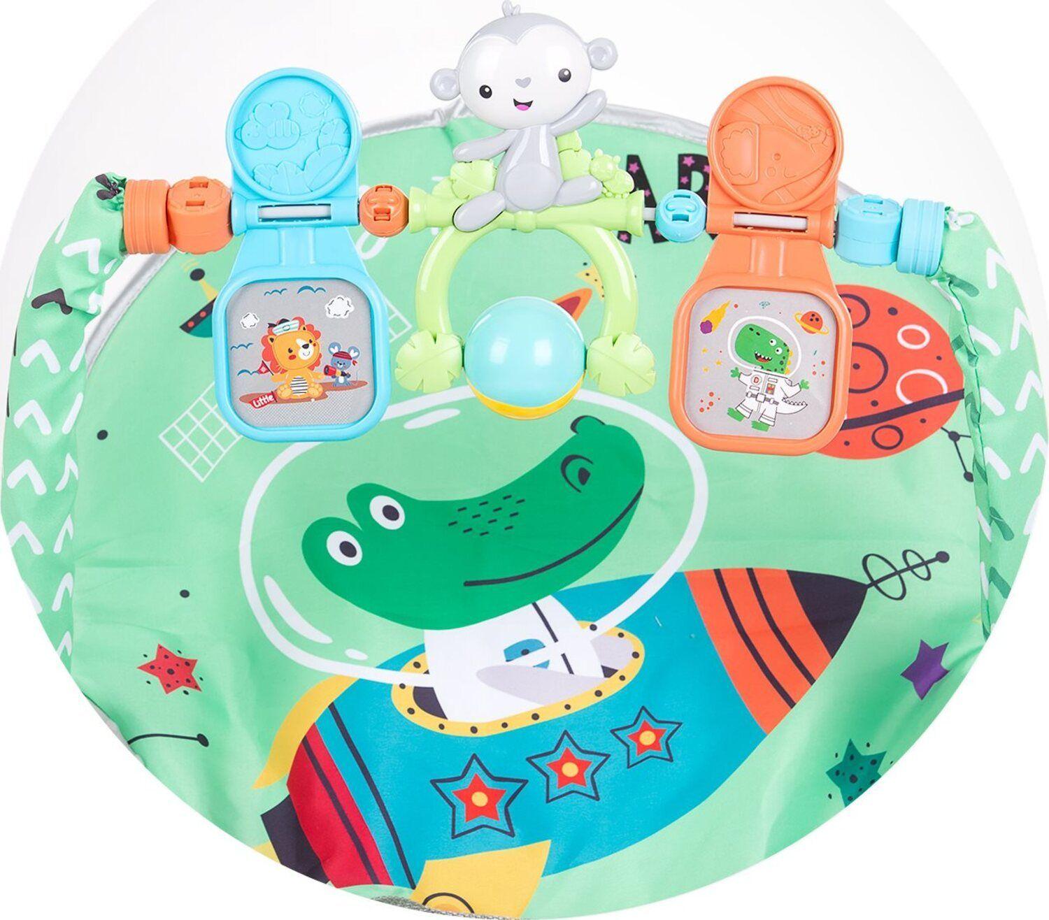 Silla Nido Mecedora Rocker Dino Verde-5