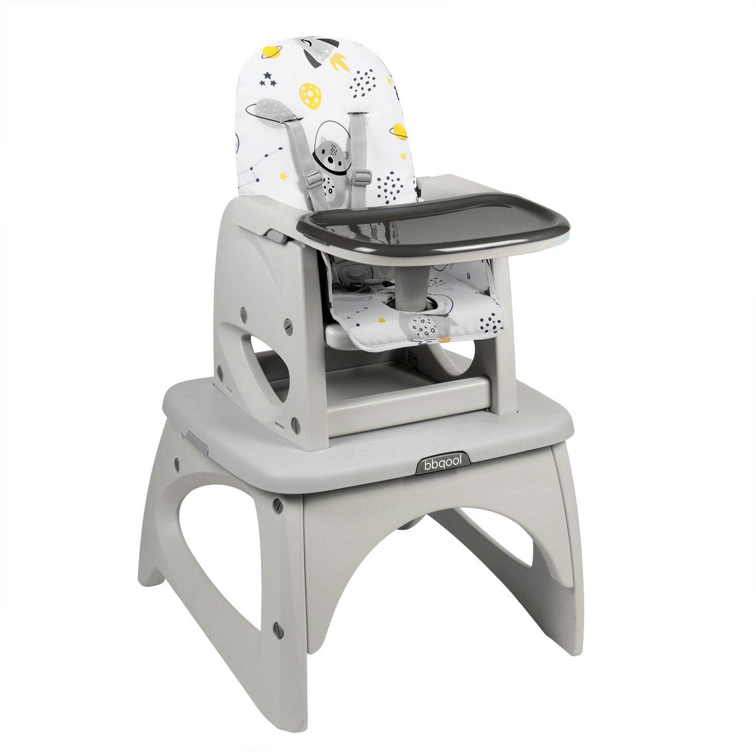 Silla de Comer Escritorio Foodzy 4-in-1 Grafito-0