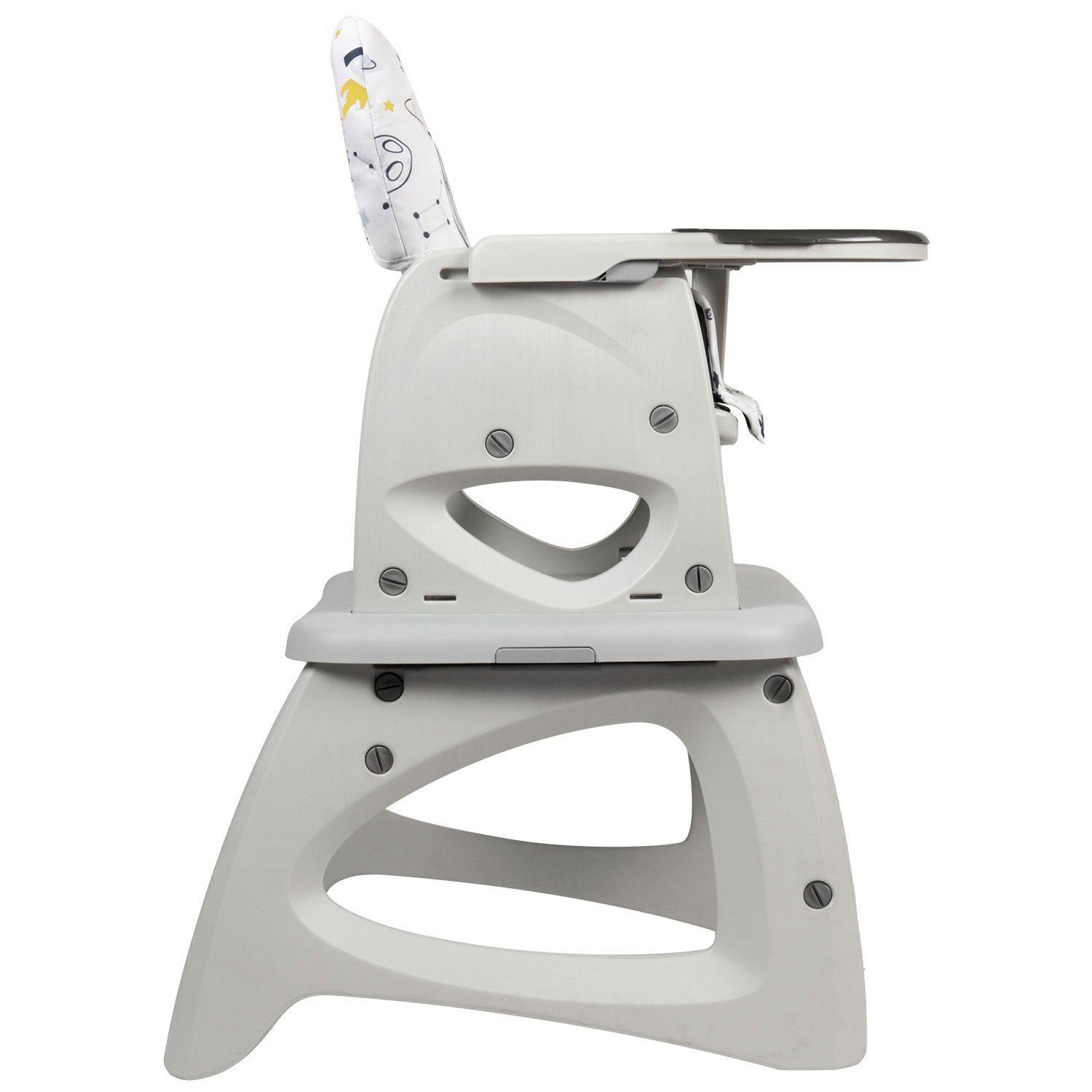 Silla de Comer Escritorio Foodzy 4-in-1 Grafito-3