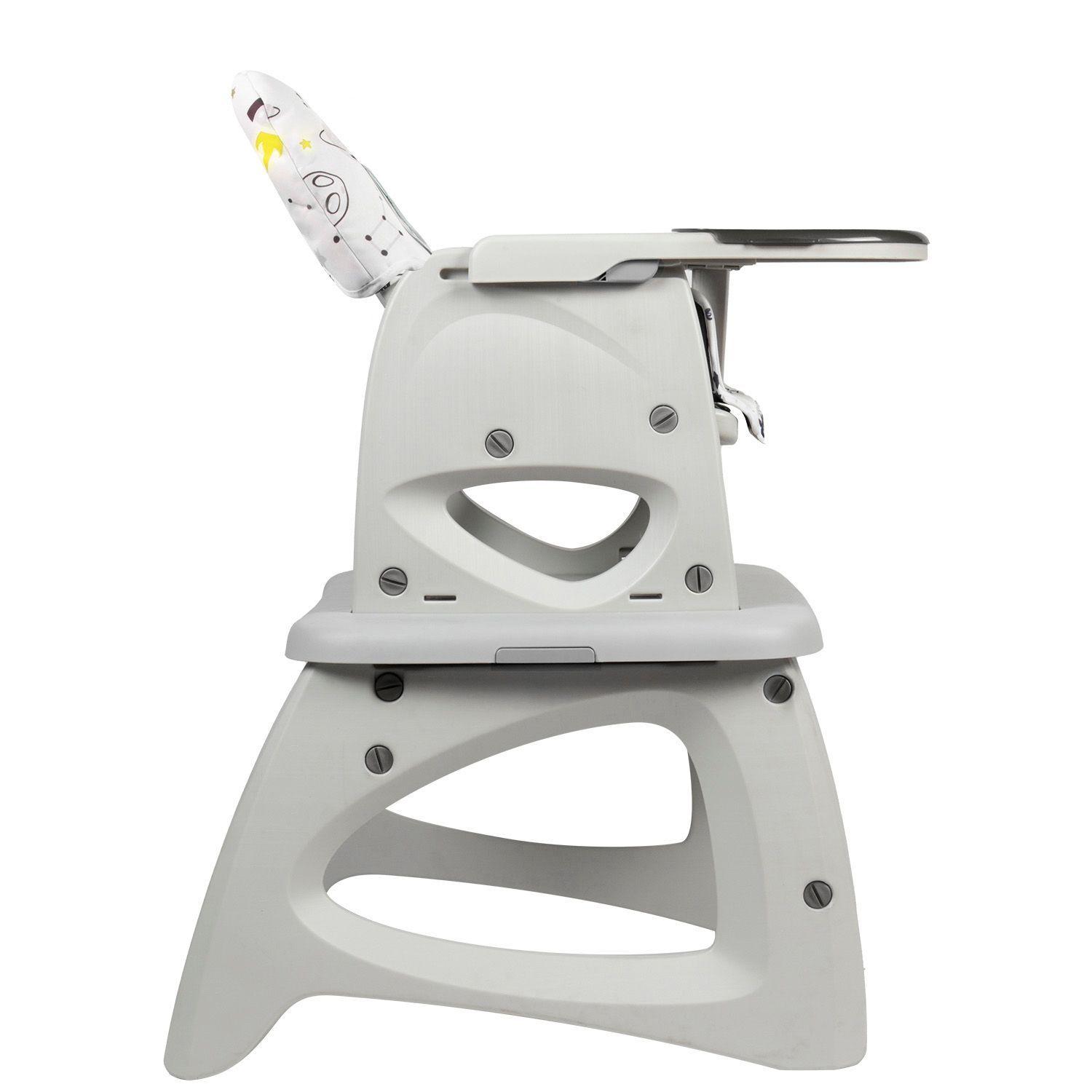 Silla de Comer Escritorio Foodzy 4-in-1 Grafito-4